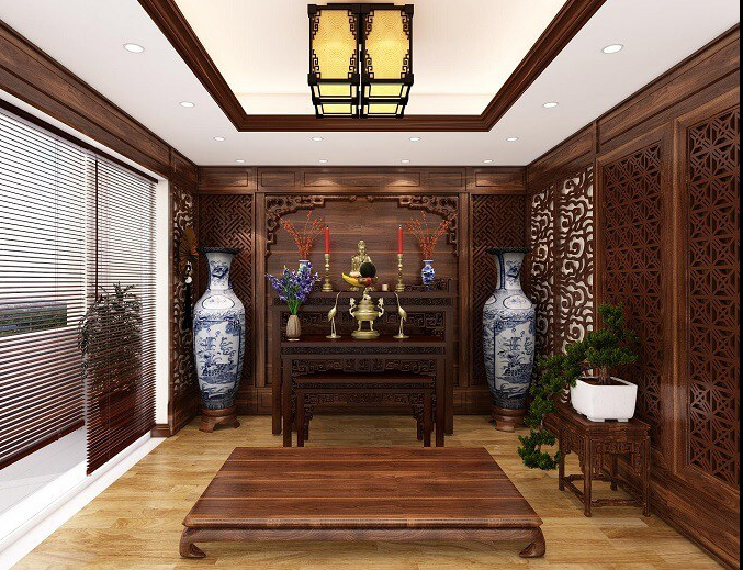bàn thờ ở tầng thượng